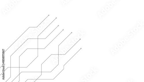 Abstract futuristic circuit board Illustration, Circuit board with various technology elements. Circuit board pattern for technology background. Vector illustration