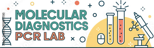 Molecular Diagnostics PCR Lab Equipment Vector Design
