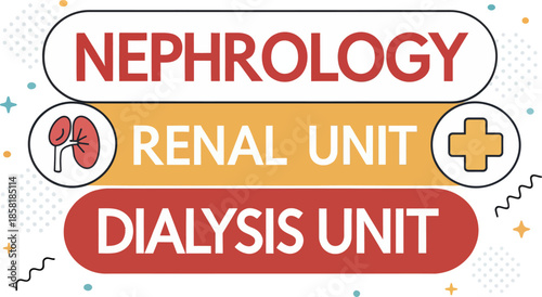 Nephrology Renal Dialysis Unit Medical Vector