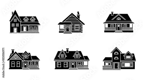 Collection of various house designs.