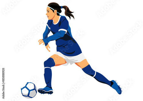 女子サッカー選手