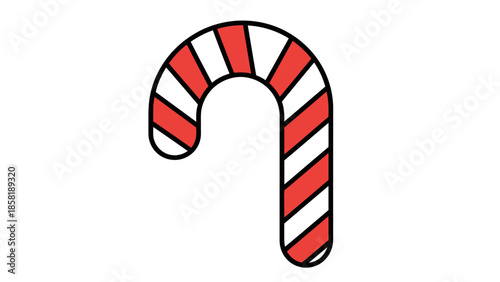 Candy cane holiday sweet treat.