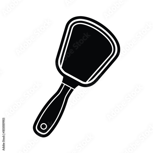 paddle brush outline icon