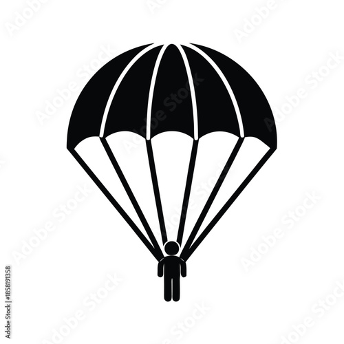 parachute skydiving icon