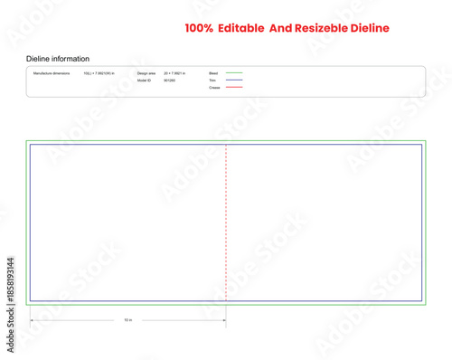 landscape book dieline template box dieline die lines packaging custom dieline  box cardboard box dieline pizza box printable product packaging layout,