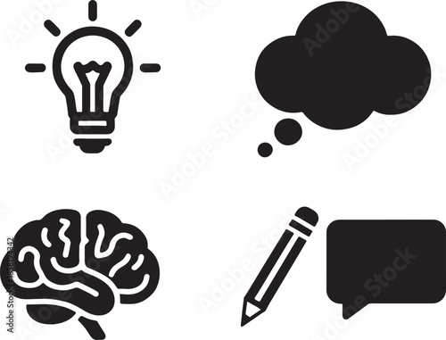 hand drawn light bulb idea