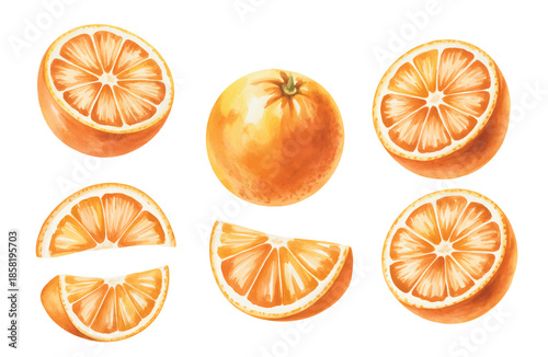 Fresh lime fruit pieces with soft hand-painted watercolor texture.