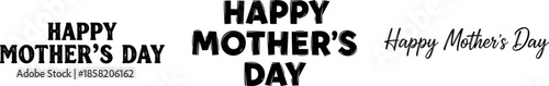 Happy mother's day greeting card