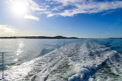 ニュージーランドの最大都市オークランドの美しい街並み風景Beautiful cityscape of Auckland, New Zealand's largest city
