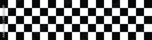 Black and white checkered seamless pattern. Endless background. Racing flag texture,stripe speed texture,repeating banners