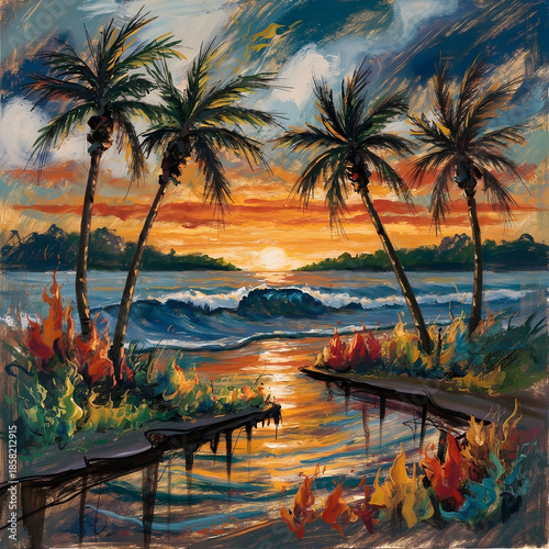 Dynamic Brushwork in Color