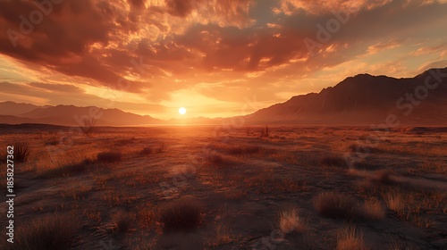 Desert Sunset landscape