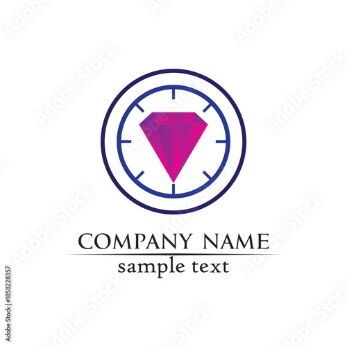 Free Download Diamond and Jewel design vector Logo Template symbol - GFXLoad