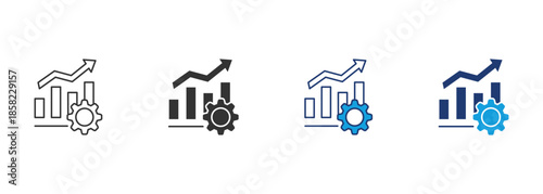 Productivity Icon Set Multiple Style Collection