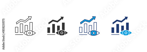 Vision Icon Set Multiple Style Collection