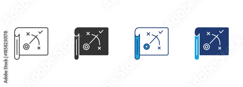 Blueprint Icon Set Multiple Style Collection