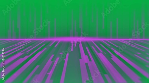 Retro 80s Animation with Alpha Channel