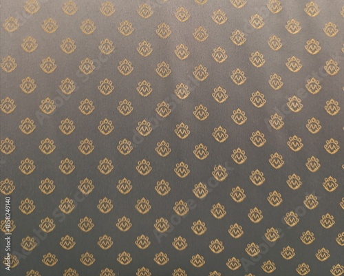 decorative background with graphic elements, luxurious patterns on fabric, and upholstery