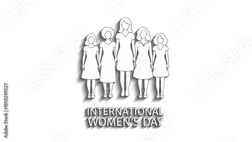 International Womens Day Celebration with Diverse Group of Women.