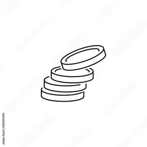 Stack of Coins Illustrating Financial Growth and Economic Success