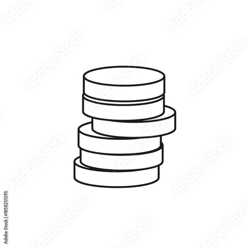 Stack of Coins Illustrating Financial Growth and Investment Concept