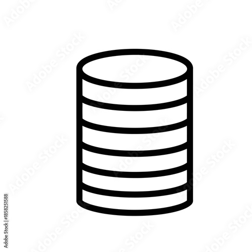 Stack of Coins Illustration for Financial and Business Marketing Uses