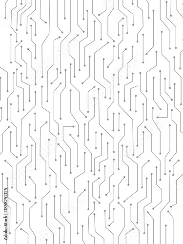 Geometric background and high tech circuit board connection system