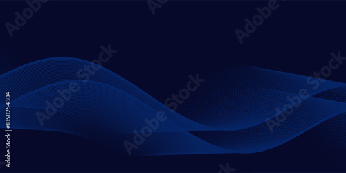 Premium background design with diagonal dark blue line pattern. abstract dark blue background. wavy lines background.