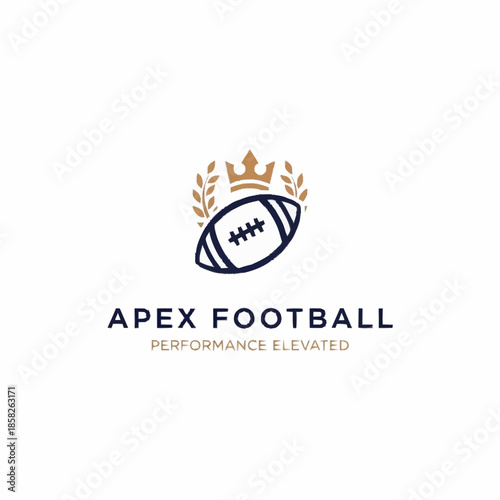 Apex Football Performance Elevated Logo Design.
