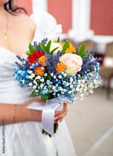 Bride and groom wedding ceremony