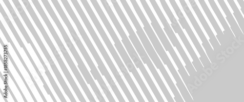 Minimal gray vector background with diagonal white stripes and abstract linear shapes, creating a clean, modern, and geometric pattern suitable for corporate and creative designs.