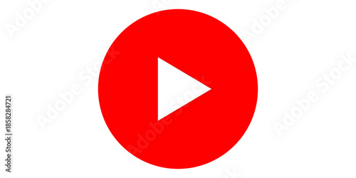 Red Play Button. This button used to help users play or pause .