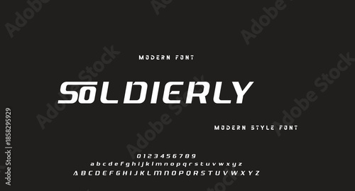 Abstract modern urban alphabet fonts. Typography sport, technology, fashion, digital, future creative logo font. vector illustration