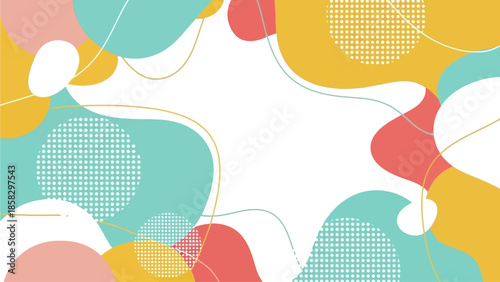 Modern abstract vector background with abstract design and colorful shapes creating an abstract background for various uses