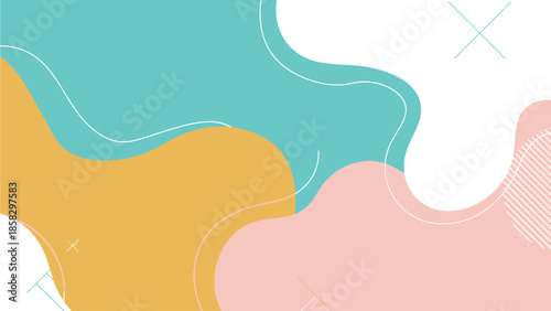 Modern abstract vector background with dynamic shapes and vibrant colors in a contemporary abstract design