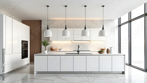 Contemporary Kitchen Setup Interior