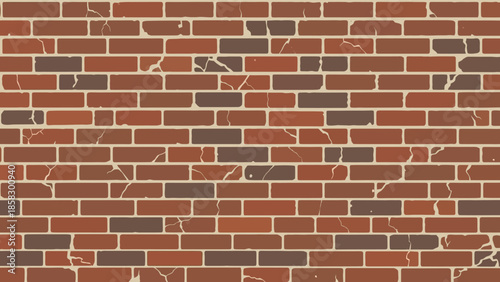 Brick Wall Texture A Detailed Illustration for Backgrounds and Design Elements