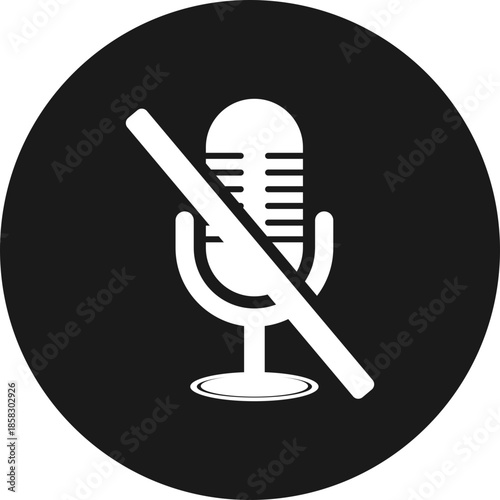 Mute Microphone Icon