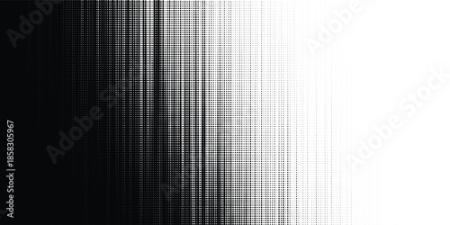Abstract halftone texture background. Black and white squared pixels. Abstract glitchy 8 bit video game backdrop. Vector comic art
