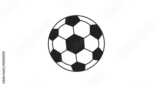 A 3d illustration of a round leather soccer ball equipment isolated on a white background for sports competition and team play activity