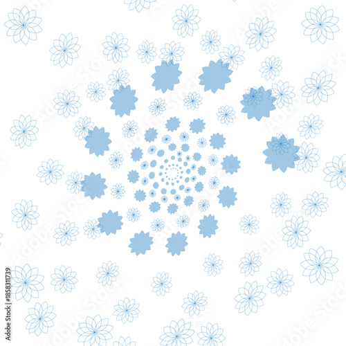 christmas background with snowflakes