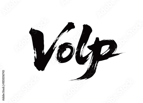Volp矢量书法手写毛笔字
