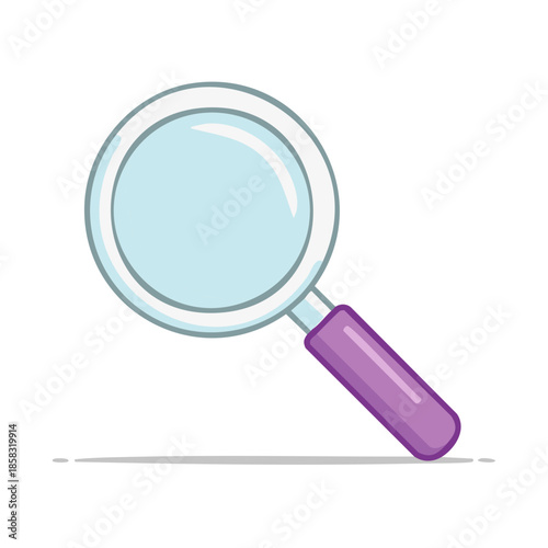 Magnifying Glass Icon Search Tool Investigation Examination Close Up Inspection Find