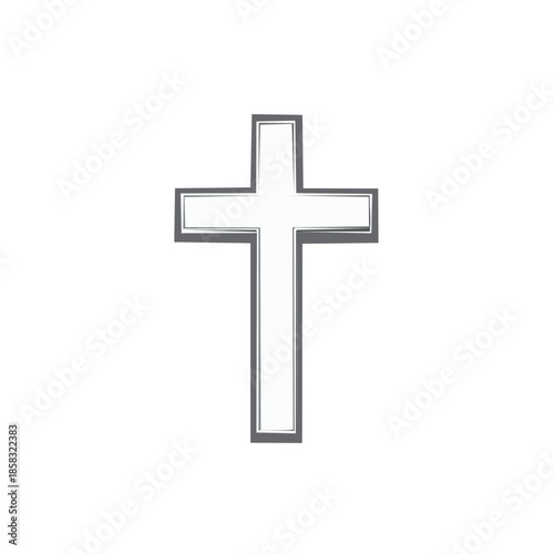 Christian Symbol of Religious Faith Cross Icon Religion Hope and Belief Concept