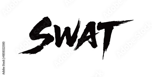 SWAT矢量书法手写毛笔字
