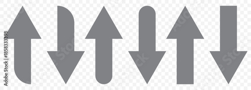 up down arrow icon vector outline symbol or illustration. Up and down arrow. Up and down arrow vector design. symbol of blue up and down arrow icons. EPS 10.