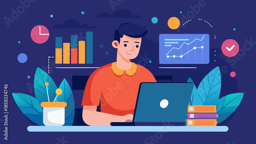 Analyzing data with focus and precision Vector