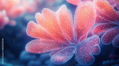 High-Detail Refractographic Vision of a Glowing Ocean Bloom