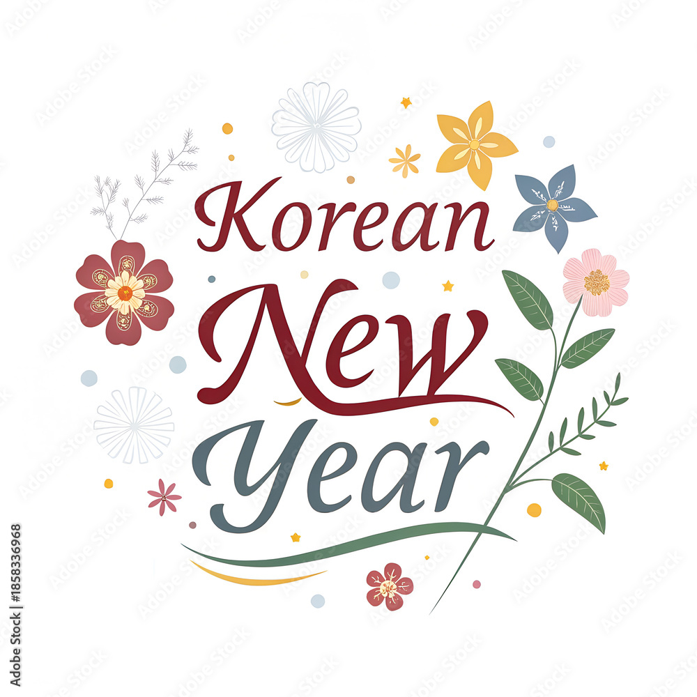 Obraz premium Korean New Year Celebration, Seollal Festival Traditions, Korean Lunar New Year, Seollal Holiday Culture, Traditional Korean New Year