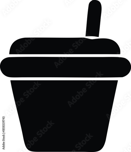 Sealed beverage container Vector